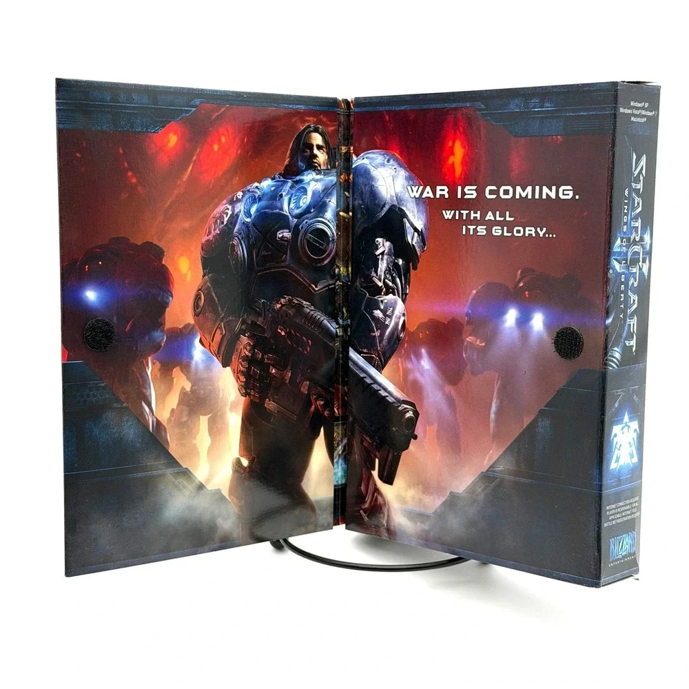 StarCraft II Wings of Liberty PC Mac DVD-ROM Blizzard Game Box Manual